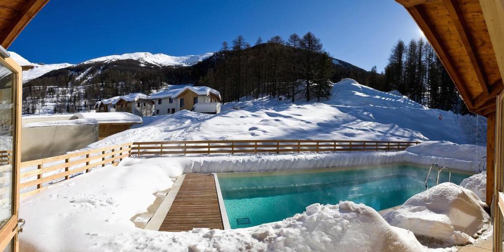 Hotel La Combe D'Or Les Orres Exteriér fotografie